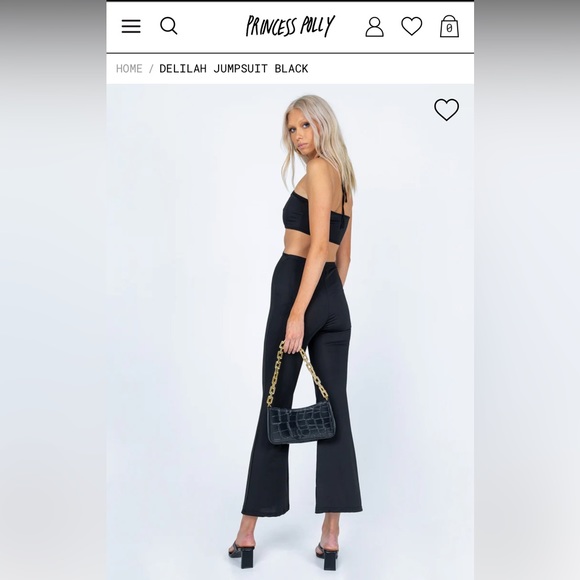 Princess Polly Jumpsuit in Black - Picture 4 of 4